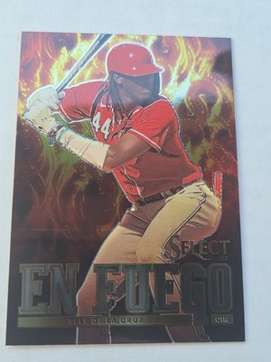 2023 Panini Select #EF4 Elly De La Cruz En Fuego