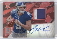 2013 Panini Spectra Rookie Red Signature Materials 11/25 Ryan Nassib Auto 7m3