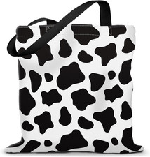 Canvas Tote Bag for Women  Cute Heavy-Duty Shoulder Bag with Zipper Pocket -Trave