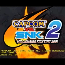 Capcom Vs. SNK 2 -Millionaire Fighting 2001 GD-ROM and Key chip Arcade #09070486