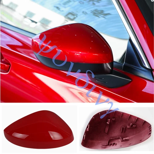 Side Mirror Cover 2022-2024 For Honda Civic Red Right Without Turn Signal Hole