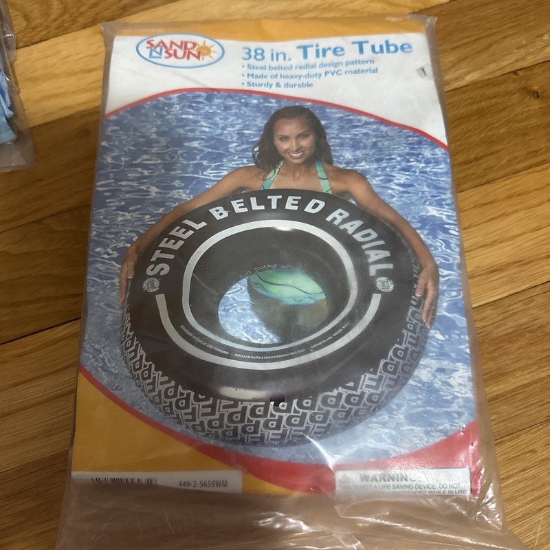 Vintage  Steel Belted Radial Tire Tube 38”  Pool Tube NEW