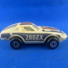 Matchbox 1982 Glo Racers #13 Sizzlin Datsun 280ZX Lesney Hong Kong Base