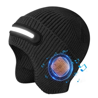 TR-BTD3 Smart Bluetooth Beanie with 3-Stage LED Lighting Musical Knit Light Hat