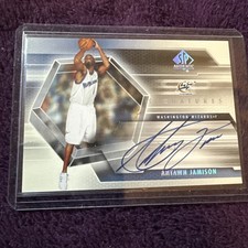 Upper Deck 2004-05 SP Authentic SP Signatures Antawn Jamison SP-AJ Auto Wizards