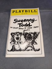 Sweeney Todd ~ Oct 1979 Orig Broadway Cast Playbill Angela Lansbury Len Cariou