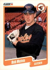 1990 Fleer #181 Bob Melvin