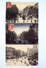 CARTES POSTALES PARIS. RUE ROYALE, RUE SAINT-LAZARE (PLACE DE LA TRINITE).