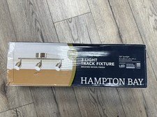 Hampton Bay 19 in. 3-Light Brushed Steel Integrated LED Track Lighting Kit New!
