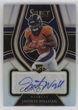 2021 Panini Select Rookie Signatures 65/99 Javonte Williams #RS-JWI Auto s3g