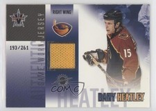 2002-03 Pacific Vanguard Game-Worn Jerseys 193/261 Dany Heatley #2 3c7