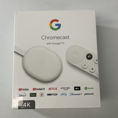 Google Chromecast with Google TV - 4K Media Player - BRAND NEW
