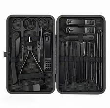 Men's Professional 24pcs Grooming Kit Set With Storage Case