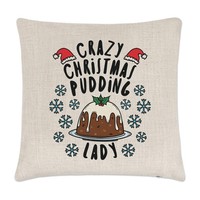 VerrüCkte Weihnachten Pudding Damen Schneeflocken Kissenbezug - Geheimer