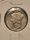 5 Beautiful XF 90% Silver 1944 Mercury Dimes. High Quailty Coin Collection