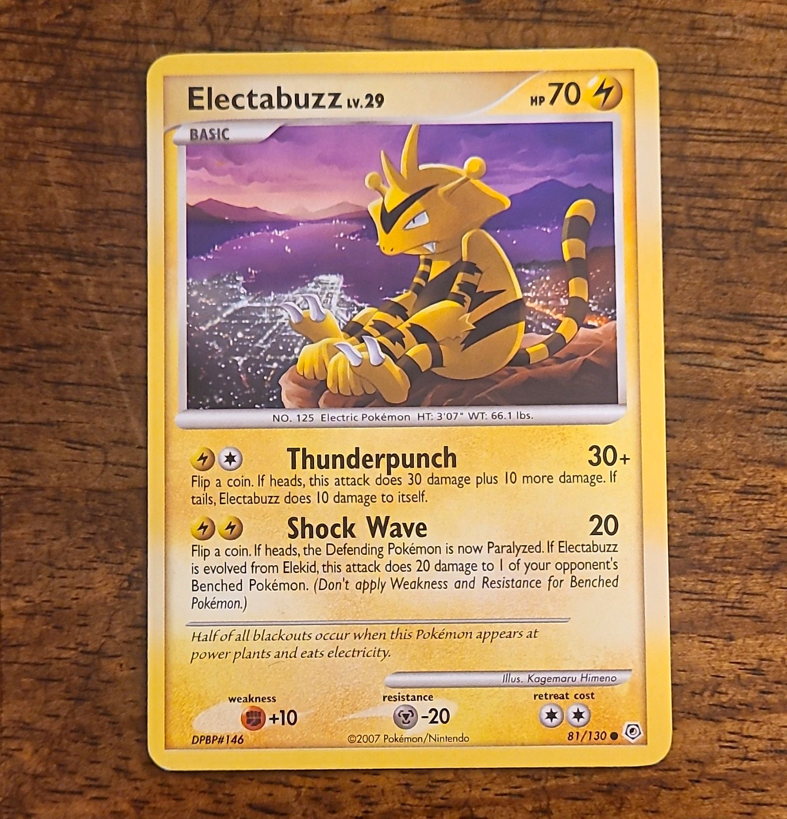 The Pokémon Company Electabuzz 81/130 Diamond and Pearl 2007