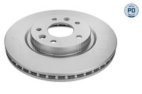 2X Meyle Bremsscheibe MEYLE-PD: Advanced Performance And Design. 36-15 521 0074/
