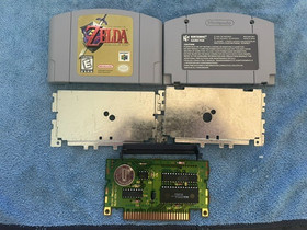 Nintendo 64 (N64) Console + Ocarina of Time + OEM Coords/Controller Cleaned Test