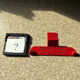 Sega Game Gear With Display Stand and Mystery Game