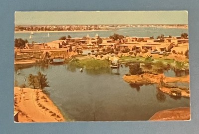 SAN DIEGO California Vacation Village Mission Bay Vintage Postcard UNUSED