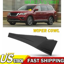 Windshield Wiper Cowl Extension Trim For 13-20 Nissan Pathfinder S 3.5L LH 1~10X