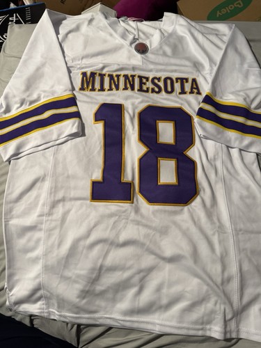 Justin Jefferson Men’s Size Large Shrinet Jersey NWOT