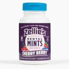 Zellie's |100% Xylitol Sugar Free Cherry Berry Breath 250 Count (Pack of 1) 