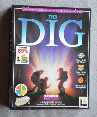 PC-IBM Game  The Dig  von LucasArts Box komplett 1995 Zustand A