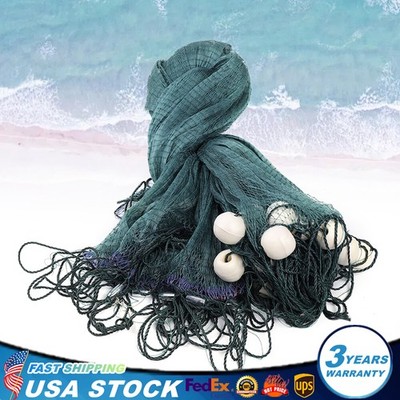 10x65FT Drag Net Beach Seine Bait Seine Mesh Fish Net Fishing Polyethylene Net!