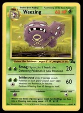 Pokemon TCG Fossil #45/62 Weezing LP+ on eBay