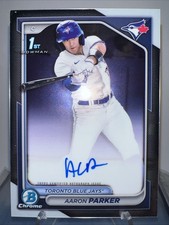 2024 Bowman Draft Chrome Aaron Parker 1st Auto Toronto Blue Jays #CPA-AP
