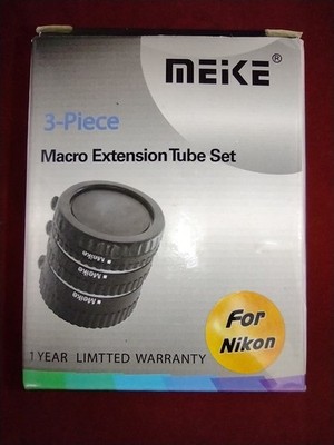 3 Piece Meike Macro Extension Tube Set