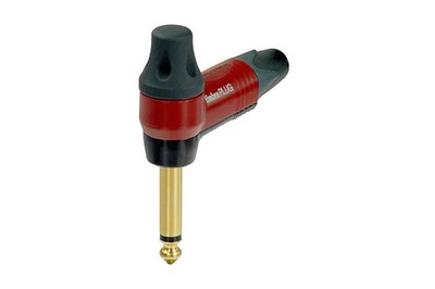 Neutrik NP2RX-TIMBRE 1/4 TS Right Angle Cable Connector with Timbre Plug