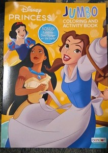 Bendon Disney Princess Jumbo  Coloring And Activity Book Brand New
