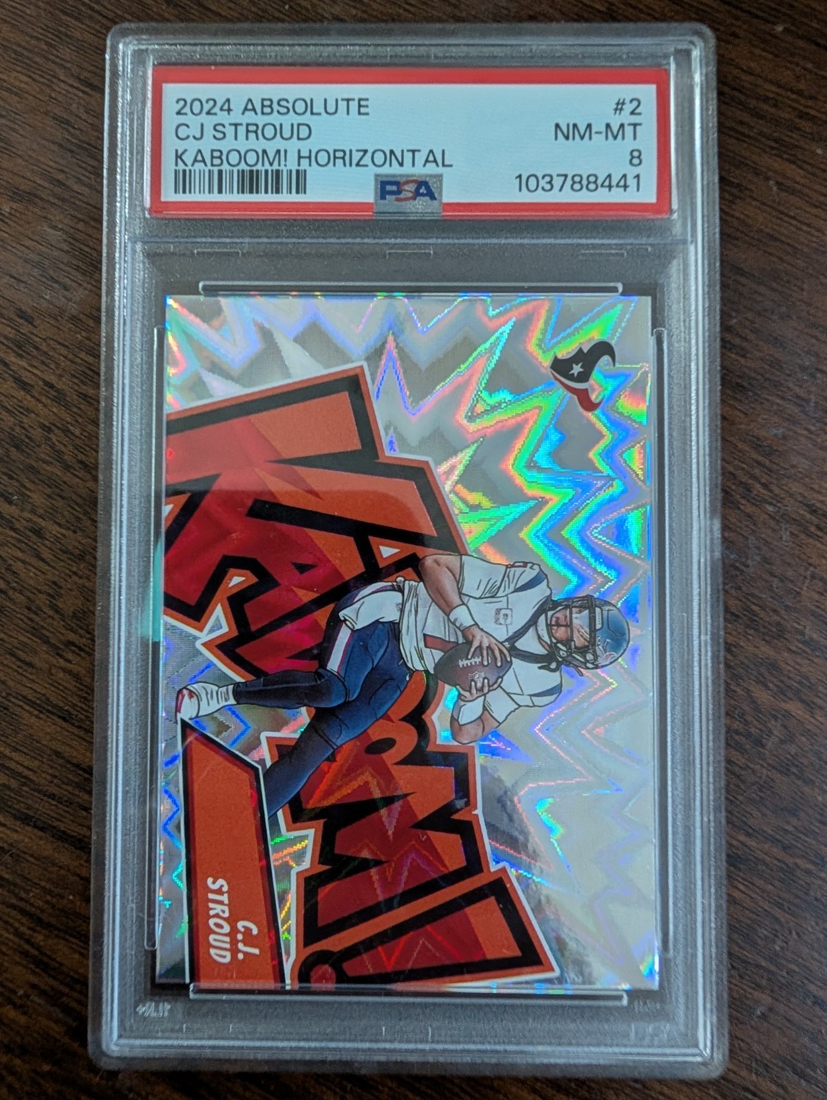 2024 Panini Absolute - Kaboom! Horizontal C.J. Stroud #2 Case Hit SSP