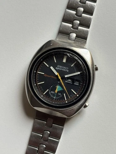 VINTAGE JDM Seiko 6139-8002 Speedtimer 21J