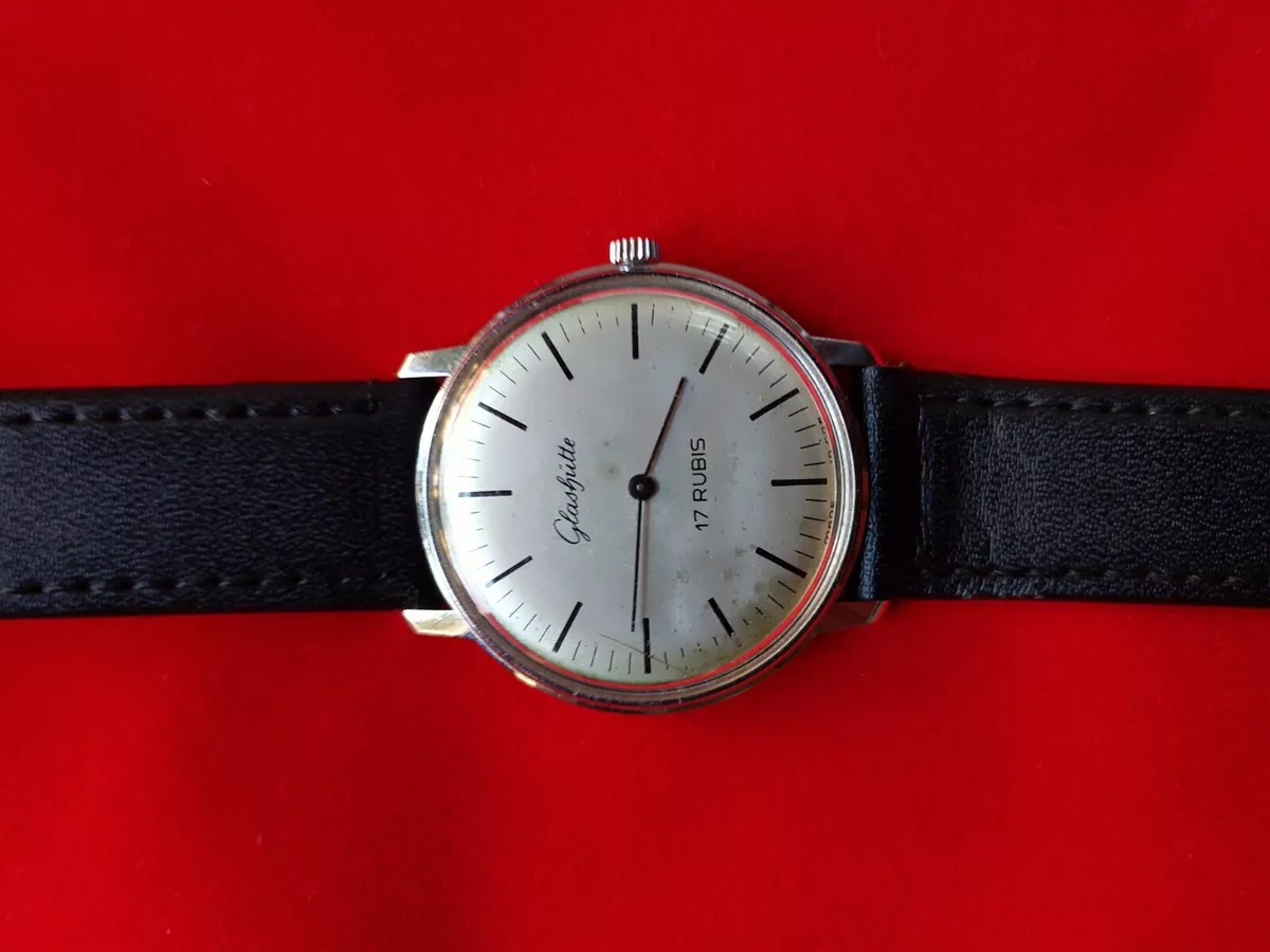 Vintage GLASHUTTE Men s Hand Winding 60 s Watch