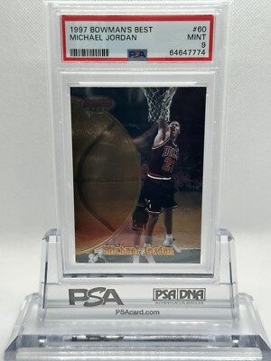 その他 PSA9 Bowman's Best Ref Michael Jordan 1997 BOWMAN'S BEST #60 MICHAEL JORDAN BULLS HOF PSA 9 | eBay