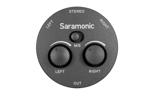 Adaptateur audio microphone Saramonic AX1 2 canaux mixeur 3,5 mm TRS pour appareil photo reflex numérique - Photo 8 sur 8