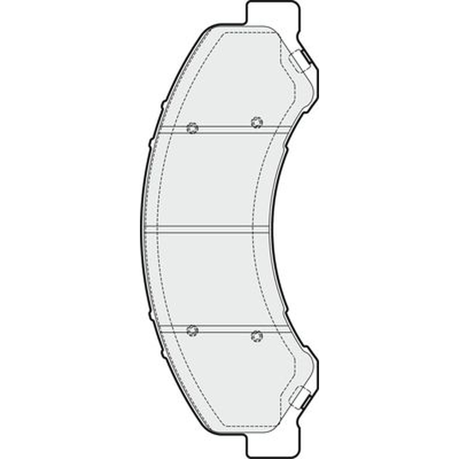 Apec Blue Brake Pads - Front PD3902 - For Isuzu Elf Diesel Chassis Cab OE Spec.
