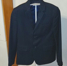 H M Boys 2 button Blazer Navy Blue Size 10-11Y