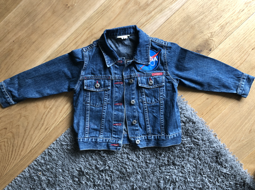Kids Size XS Seed Denim Jacket NASA | eBay