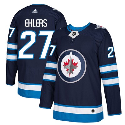 #27 Nikolaj Ehlers Jersey Winnipeg Jets Home Adidas ...