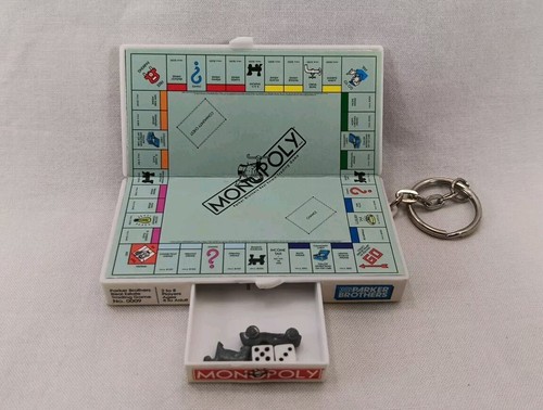 Lote de llaveros mini juego MONOPOLY & CLUE tablero real y piezas de juego Hasbro 1998 - Imagen 5 de 9