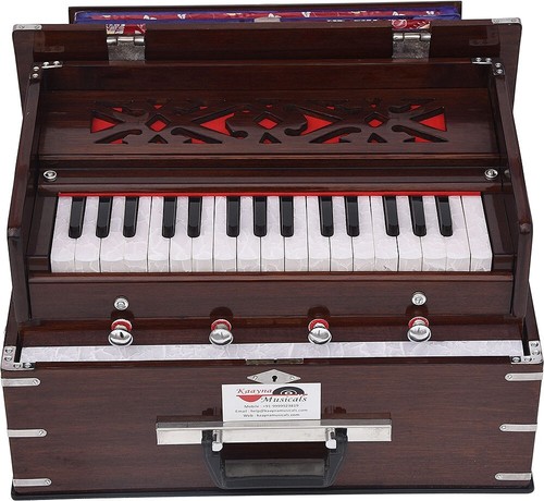 Safri Harmonium By Kaayna Musicals, 2¾ Octaves, 4 Stop- For Mantra, Bhajan-432Hz - Bild 3 von 15