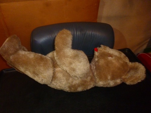 Vintage 1970’s? Fully Jointed Mohair? Teddy Bear. 26” - Picture 7 of 8