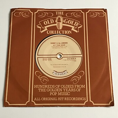 Danny & The Juniors - At The Hop/Rock & Roll Is Here To.. 7'' Record - OG 9215 NM