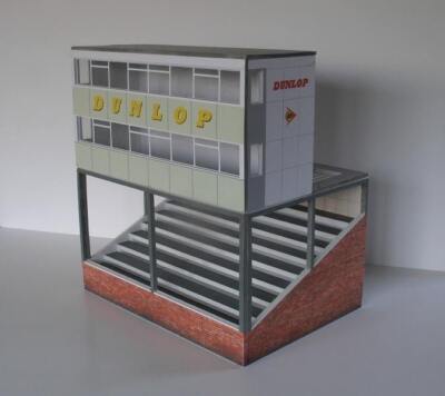 Greenhills Slot Car Building Silverstone Control Tower Kit 1:32 Scale - Brand Ne