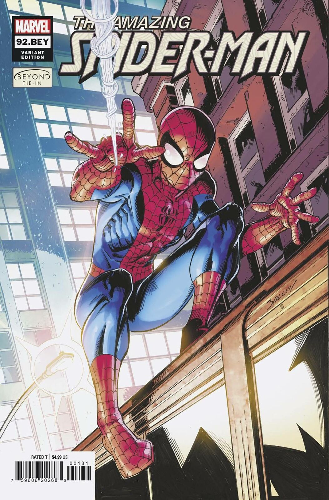 🕷 AMAZING SPIDER-MAN #92.BEY MARK BAGLEY VARIANT NM LIZARD MILES MORALES GWEN