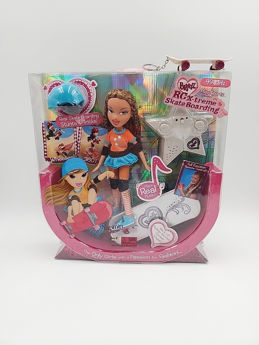 BRATZ Play Sportz Skateboard RC XTREME Sportz YASMIN NRFB